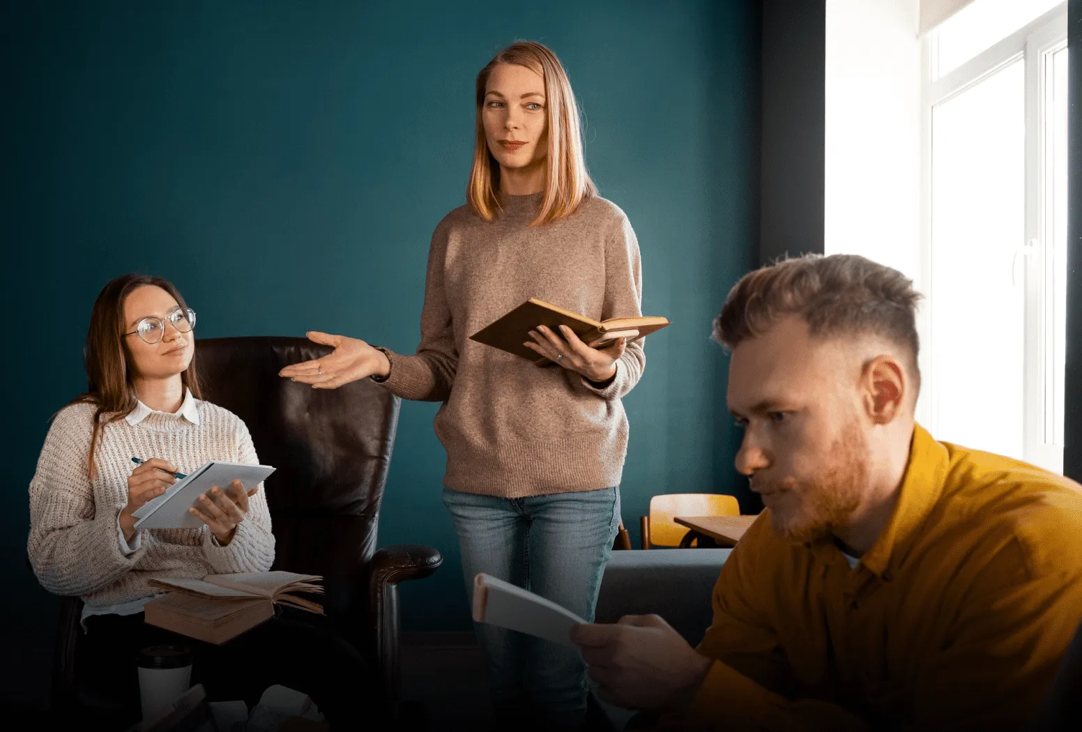 A Pathways table mid-conversation